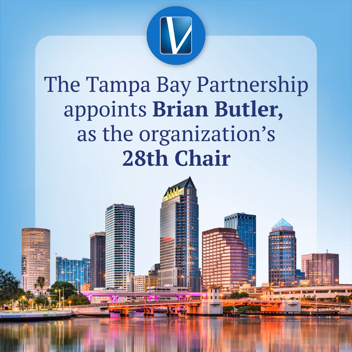 Tampa Bay Partnership Announces Vistra Communications’ Brian Butler as New Chair